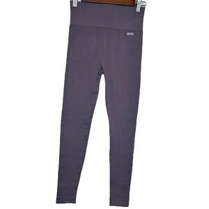 White Fox Active High Waist Seamless Plum Leggings Women’s Small 25” Inseam